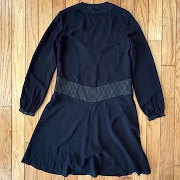 Tory Burch Varennes Embroidered Silk Tunic Dress Size 4 - Picture 4 of 10